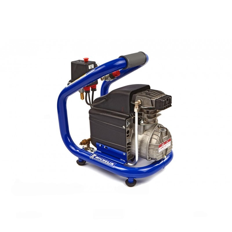 Výkonný, kompaktní, tichý, vzduchový kompresor, 15 barů, 3 l, 62 db, 0,6 kW, 85 l./min., 230 V, MICHELIN COLIBRI 110